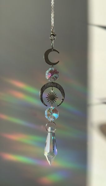 Make your own suncatcher DIY kit "Young Moon" DIY-20-eng фото