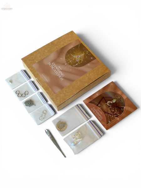 Make your own suncatcher DIY kit "Young Moon" DIY-20-eng фото