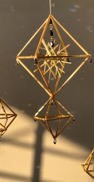 Straw Decoration DIY kit "Christmas Magic"