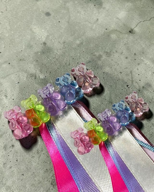 Пара заколок зі стрічками Charovani "Gimme Gummy" PS-078 фото