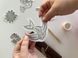 Foil Embossing DIY kit "Flowers and birds" - Gold TYS-tt-G-eng фото 8